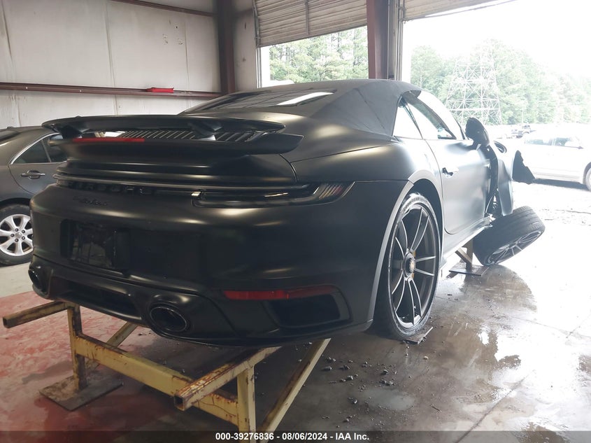 2021 PORSCHE 911 TURBO CABRIOLET VIN: WP0CD2A9XMS263942