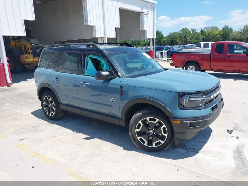 2023 Ford Bronco Sport Outer Banks VIN: 3FMCR9C66PRD88462 Lot: 39277124