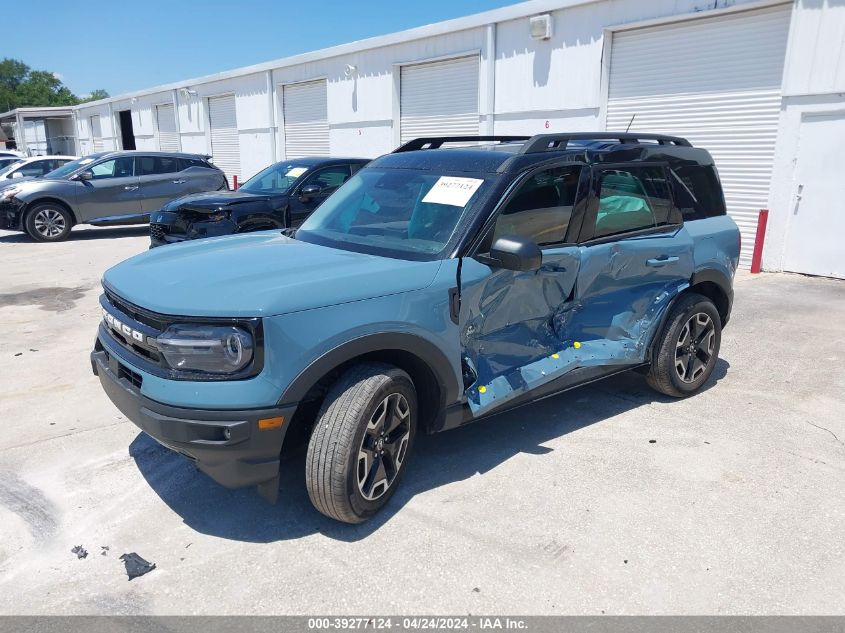 2023 Ford Bronco Sport Outer Banks VIN: 3FMCR9C66PRD88462 Lot: 39277124