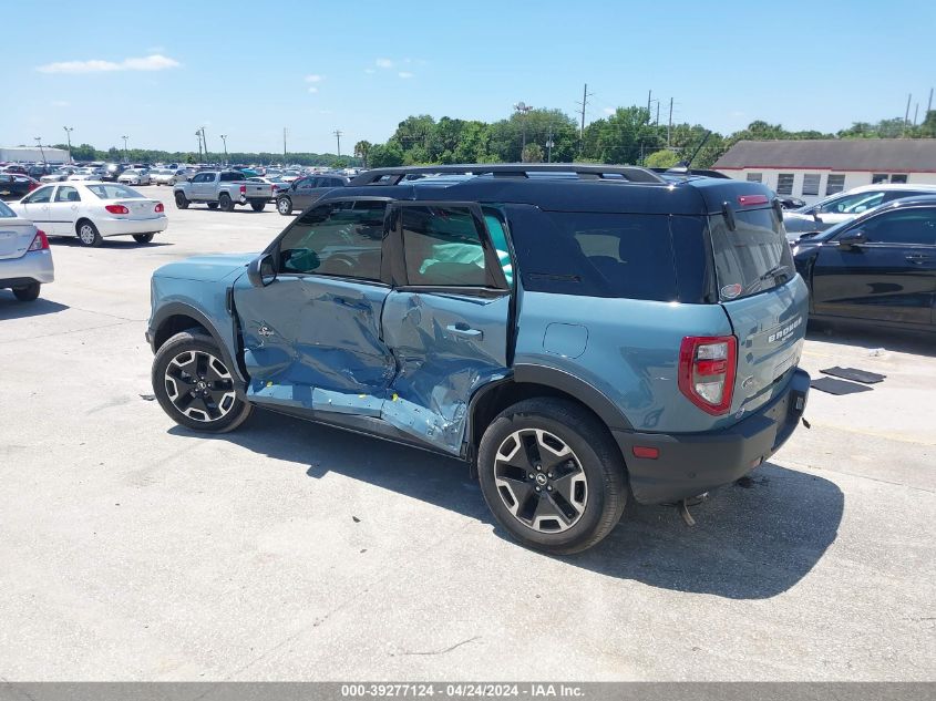 2023 Ford Bronco Sport Outer Banks VIN: 3FMCR9C66PRD88462 Lot: 39277124