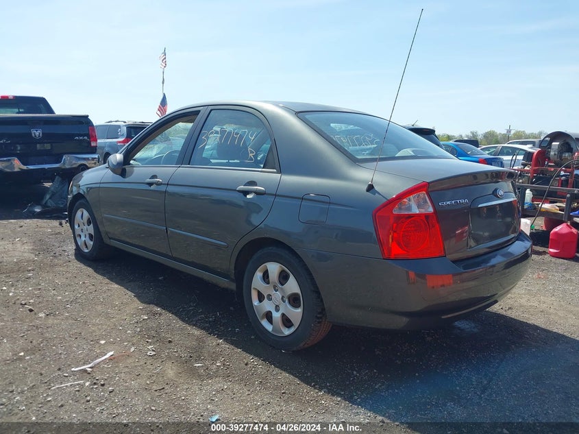 2006 Kia Spectra Ex/Lx/Sx VIN: KNAFE121665322156 Lot: 39277474