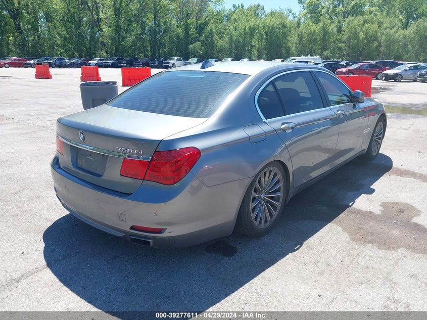 2010 BMW 750Li xDrive VIN: WBAKC8C51ACY68625 Lot: 39277611