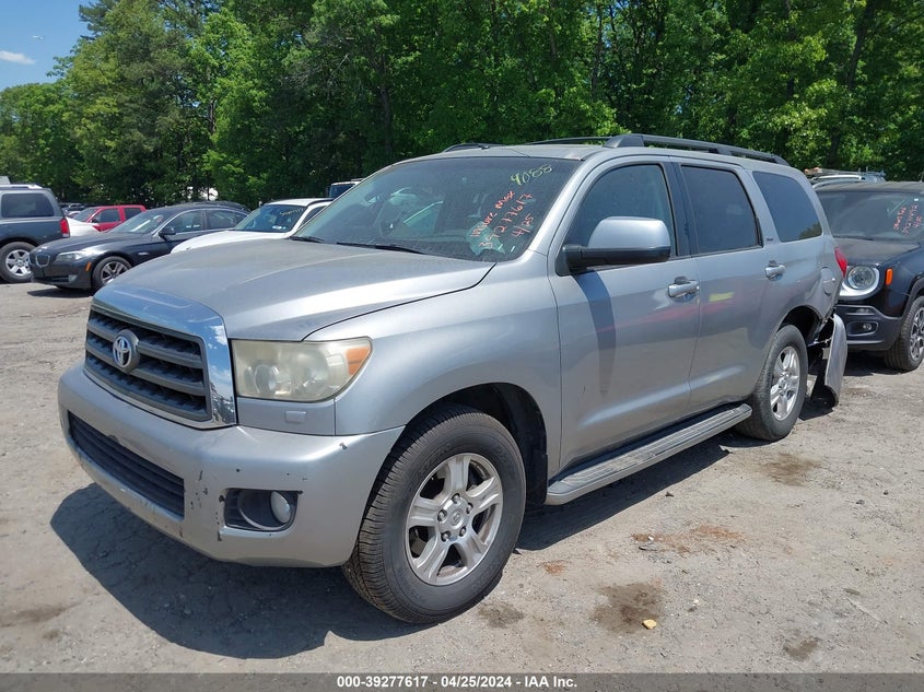 2008 Toyota Sequoia Sr5 5.7L V8 VIN: 5TDBY64A38S004088 Lot: 39277617