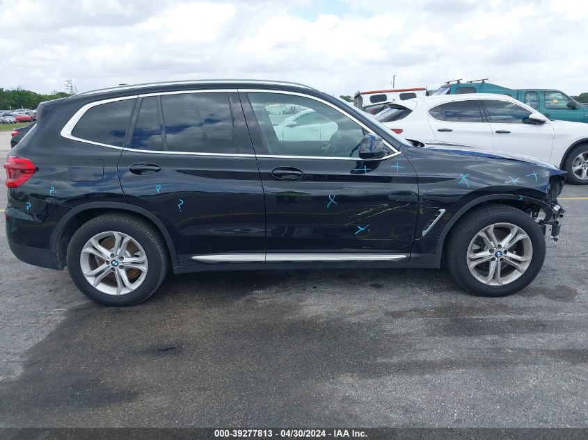 2020 BMW X3 Sdrive30I VIN: 5UXTY3C04L9C69817 Lot: 39277813