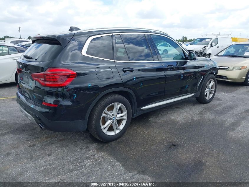 2020 BMW X3 Sdrive30I VIN: 5UXTY3C04L9C69817 Lot: 39277813