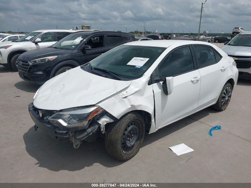 2015 TOYOTA COROLLA LE - 5YFBURHE9FP207695