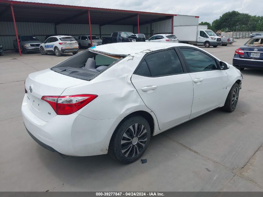 2015 TOYOTA COROLLA LE - 5YFBURHE9FP207695