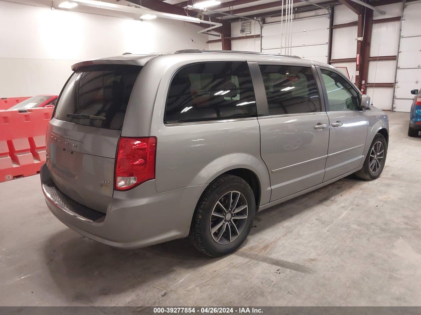 VIN 2C4RDGCG7HR603896 2017 DODGE GRAND CARAVAN SXT