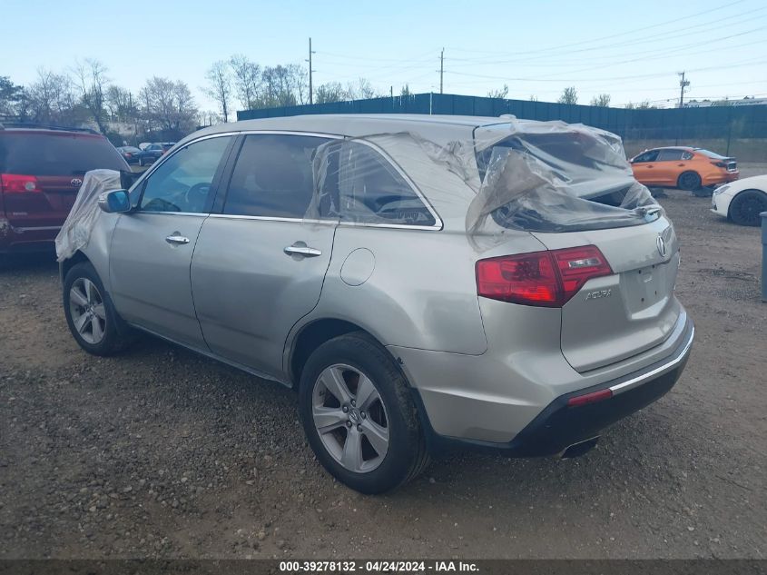 2011 Acura Mdx Technology Package VIN: 2HNYD2H66BH526668 Lot: 39278132