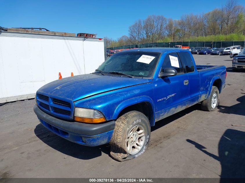 1B7GG22X81S103625 | 2001 DODGE DAKOTA