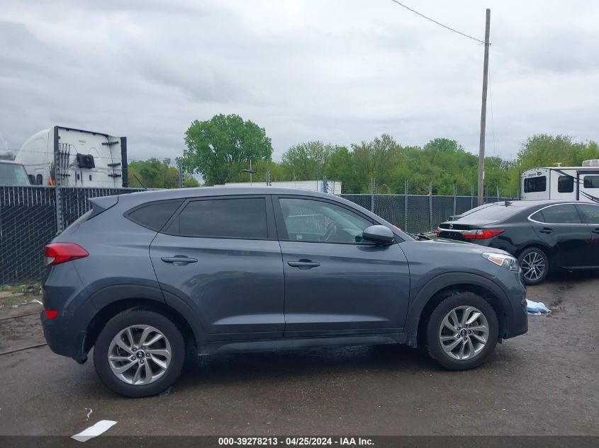 2018 Hyundai Tucson Se VIN: KM8J2CA41JU607452 Lot: 39278213