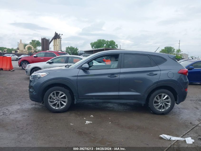 2018 Hyundai Tucson Se VIN: KM8J2CA41JU607452 Lot: 39278213