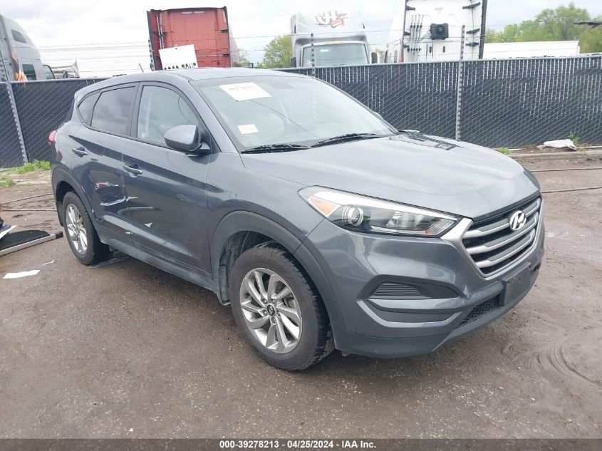 2018 Hyundai Tucson Se VIN: KM8J2CA41JU607452 Lot: 39278213