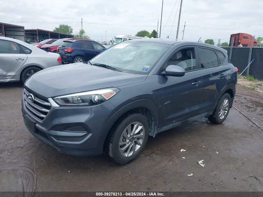 2018 Hyundai Tucson Se VIN: KM8J2CA41JU607452 Lot: 39278213