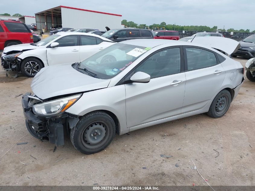 KMHCT4AE7GU071202 2016 HYUNDAI ACCENT - Image 2