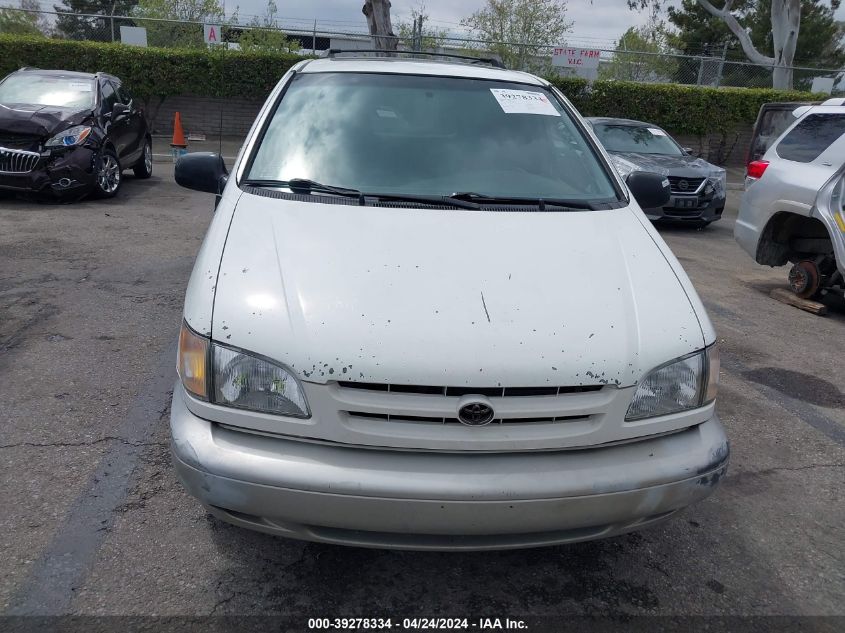 1998 Toyota Sienna Xle VIN: 4T3ZF13C0WU056316 Lot: 39278334