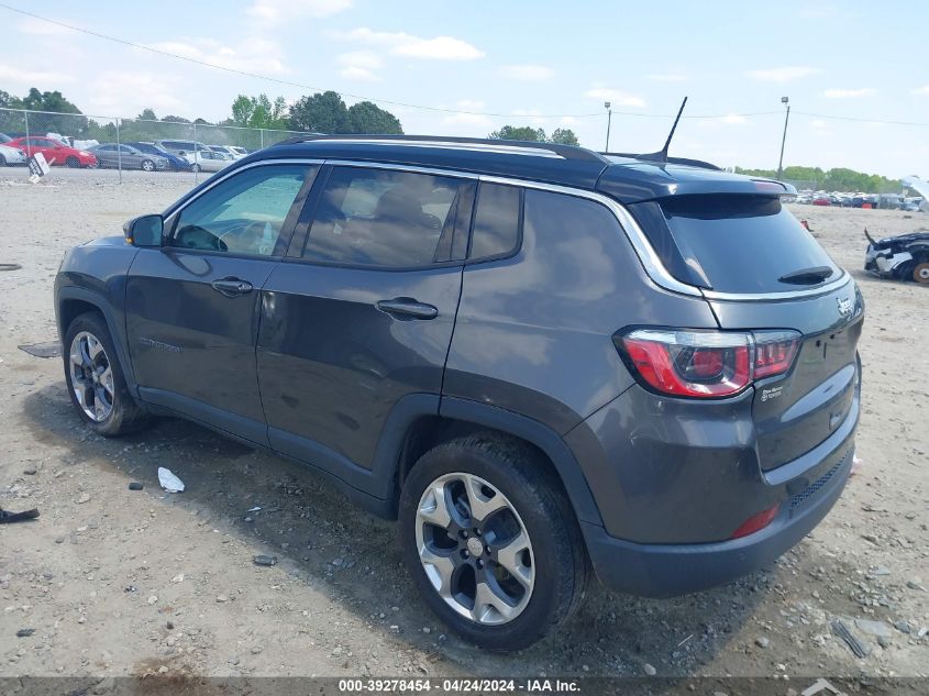 2018 Jeep Compass Limited Fwd VIN: 3C4NJCCB5JT193798 Lot: 39278454