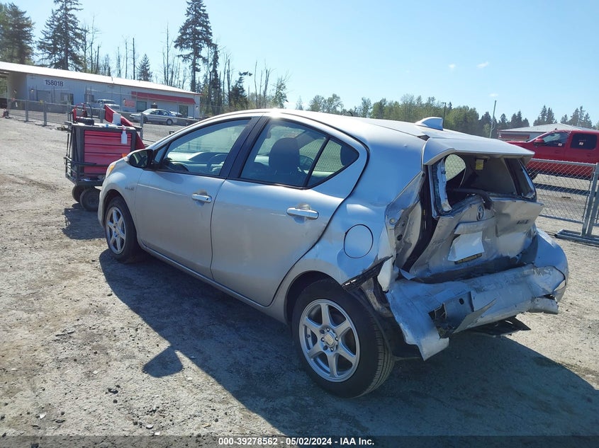 2015 Toyota Prius C Three VIN: JTDKDTB30F1578124 Lot: 39278562