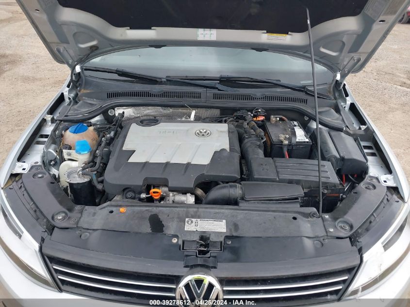 2012 Volkswagen Jetta 2.0L Tdi VIN: 3VWLL7AJ8CM391949 Lot: 39278612