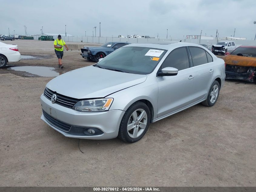 2012 Volkswagen Jetta 2.0L Tdi VIN: 3VWLL7AJ8CM391949 Lot: 39278612