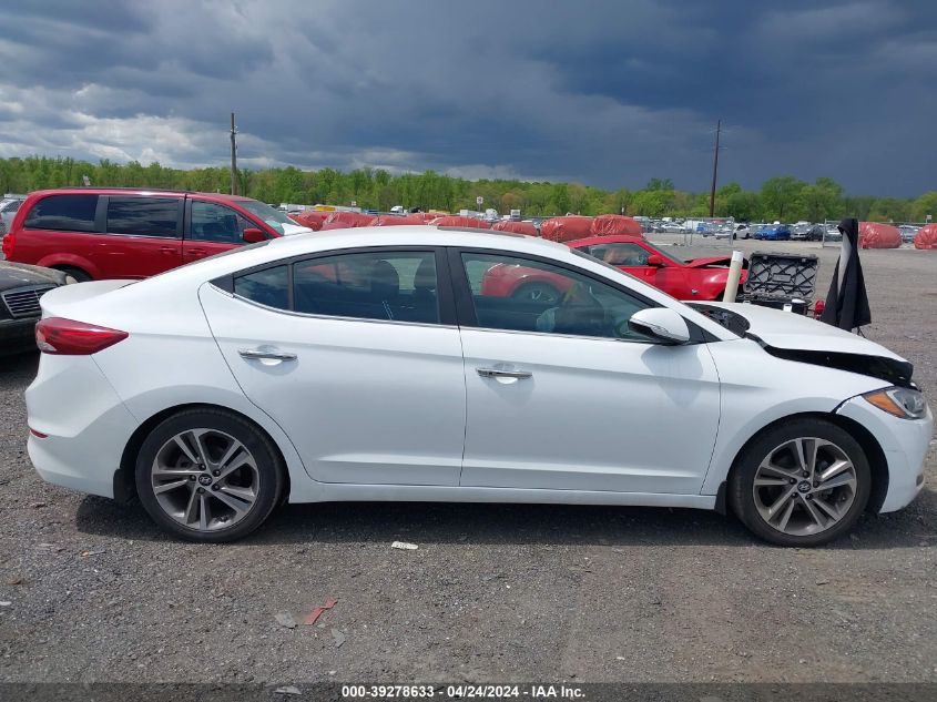 2017 Hyundai Elantra Limited VIN: 5NPD84LF7HH109913 Lot: 39278633