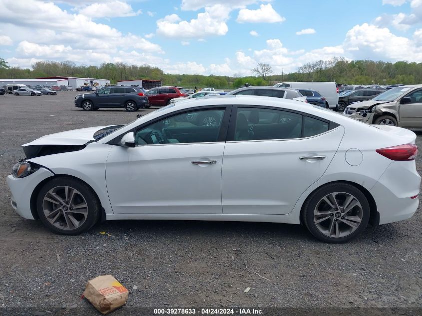 2017 Hyundai Elantra Limited VIN: 5NPD84LF7HH109913 Lot: 39278633