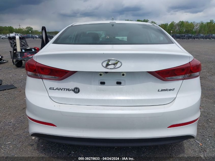 2017 Hyundai Elantra Limited VIN: 5NPD84LF7HH109913 Lot: 39278633