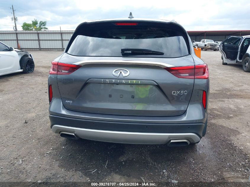 2021 Infiniti Qx50 Sensory Awd VIN: 3PCAJ5CB0MF122909 Lot: 39278707