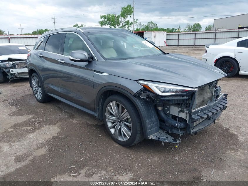 2021 Infiniti Qx50 Sensory Awd VIN: 3PCAJ5CB0MF122909 Lot: 39278707