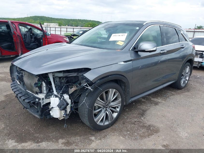 2021 Infiniti Qx50 Sensory Awd VIN: 3PCAJ5CB0MF122909 Lot: 39278707