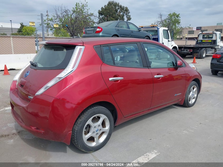 2013 Nissan Leaf Sv VIN: 1N4AZ0CP0DC402260 Lot: 39278786