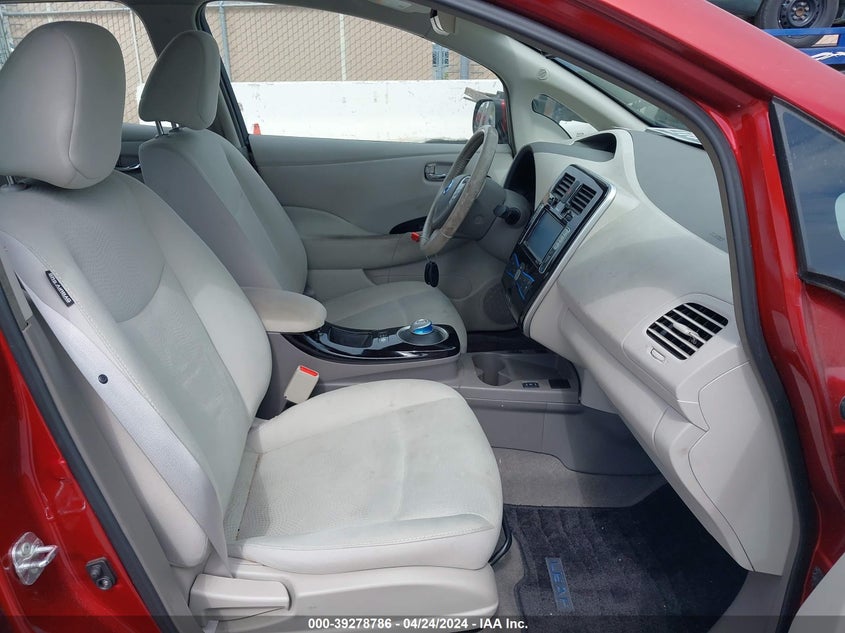 2013 Nissan Leaf Sv VIN: 1N4AZ0CP0DC402260 Lot: 39278786