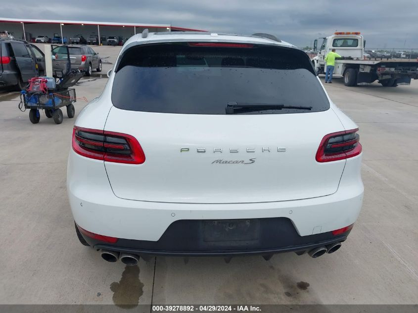 2016 Porsche Macan S VIN: WP1AB2A52GLB41311 Lot: 39278892