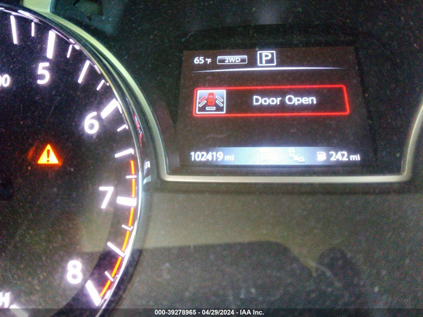 VIN 5N1DR2MM1HC621589 2017 NISSAN PATHFINDER PLATINUM