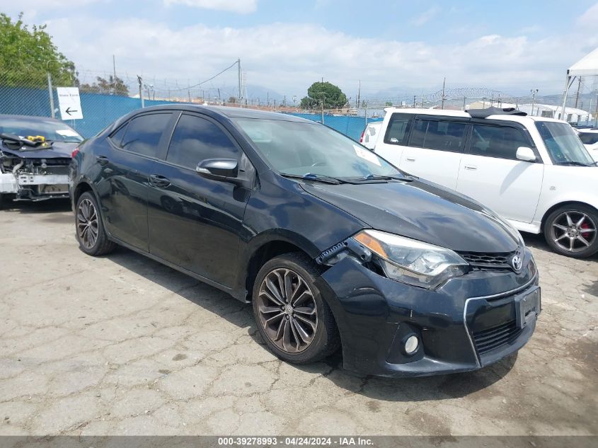 2014 TOYOTA COROLLA S PLUS - 5YFBURHEXEP035904