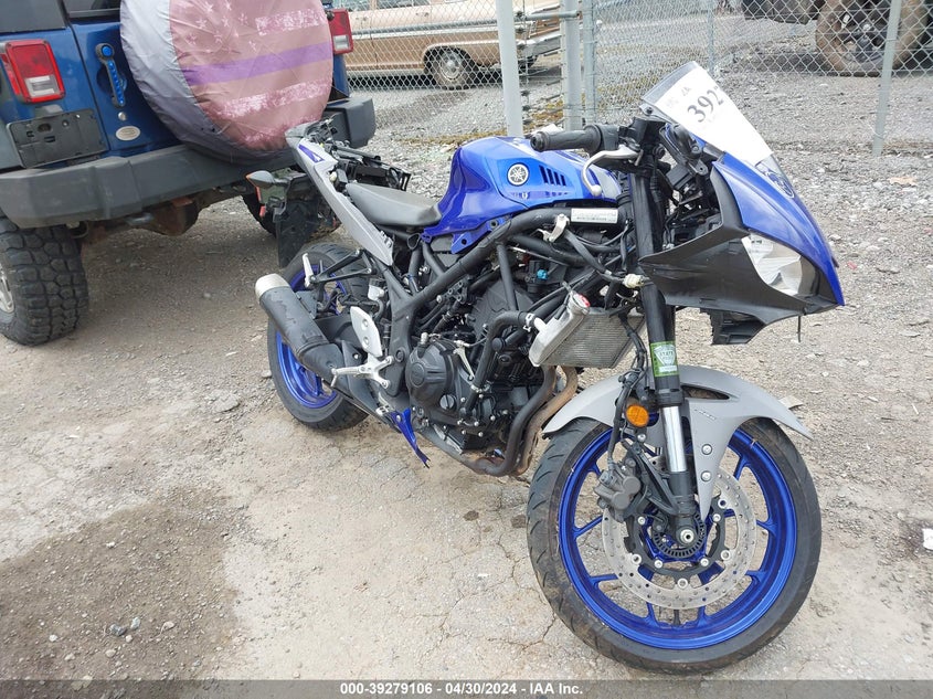 2021 YAMAHA YZFR3  (VIN: MH3RH18Y8MK006298)