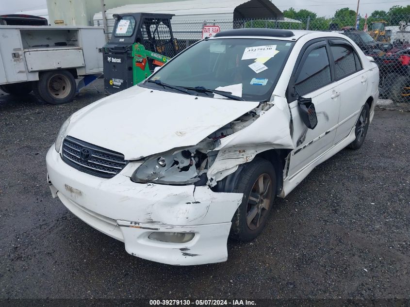 2005 Toyota Corolla S VIN: 2T1BR32E55C552924 Lot: 39279130