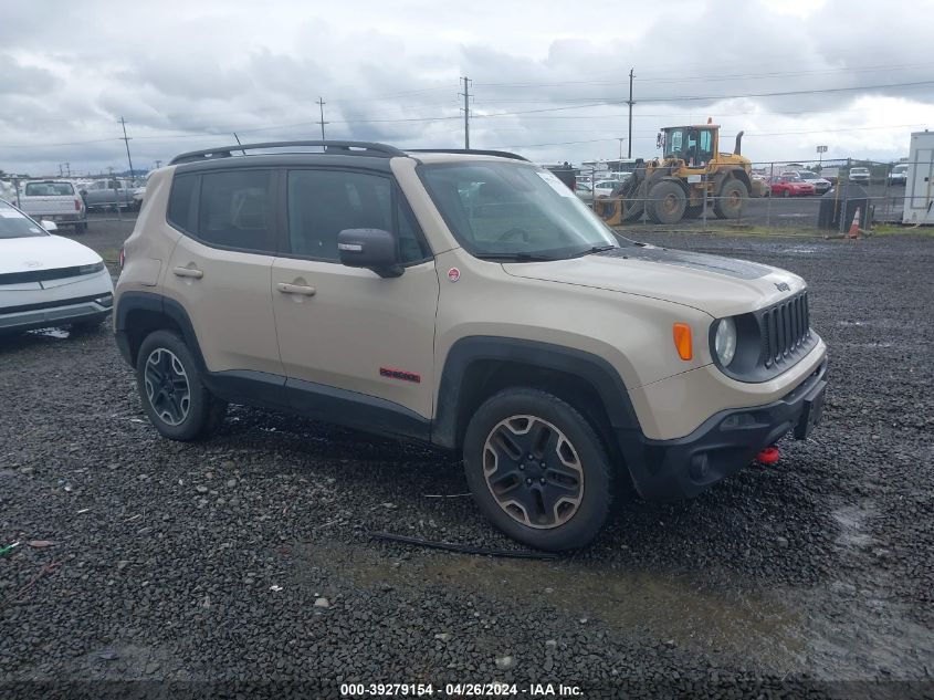 2016 Jeep Renegade Trailhawk VIN: ZACCJBCT1GPE16106 Lot: 39279154