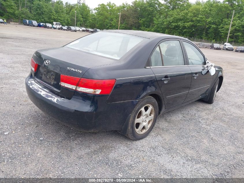 2006 Hyundai Sonata Gls VIN: 5NPEU46C66H126989 Lot: 39279278