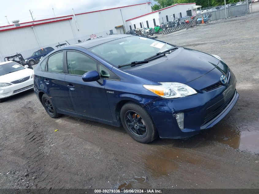 2013 Toyota Prius Three VIN: JTDKN3DU5D1728938 Lot: 39279336