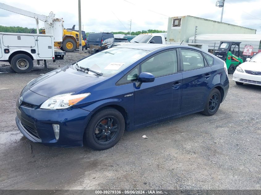 2013 Toyota Prius Three VIN: JTDKN3DU5D1728938 Lot: 39279336