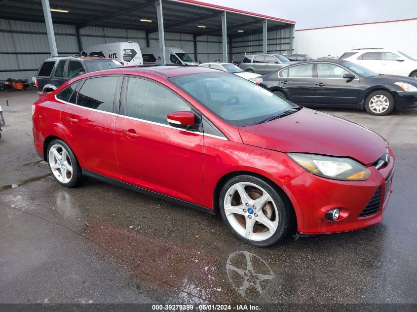 2013 Ford Focus Titanium VIN: 1FADP3J29DL187294 Lot: 40563510