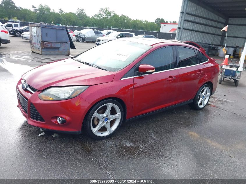 2013 Ford Focus Titanium VIN: 1FADP3J29DL187294 Lot: 40563510