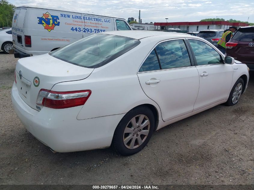 JTNBB46K773010628 | 2007 TOYOTA CAMRY HYBRID