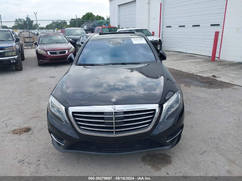 2014 Mercedes-Benz S 550 550 VIN: WDDUG8CB6EA048554 Lot: 39279697