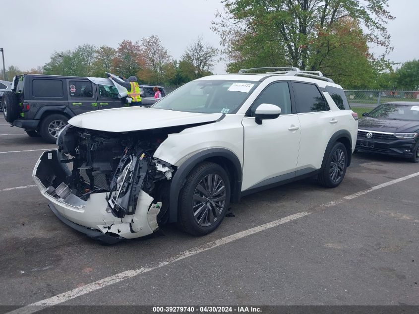 2022 Nissan Pathfinder Sl 4Wd VIN: 5N1DR3CDXNC200859 Lot: 39279740