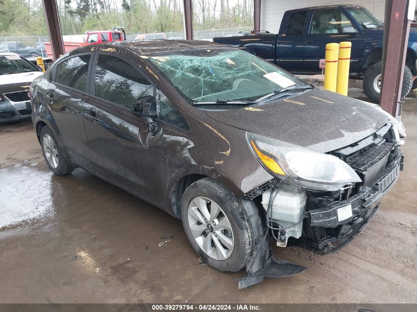 2016 Kia Rio Ex VIN: KNADN4A35G6626702 Lot: 39279794