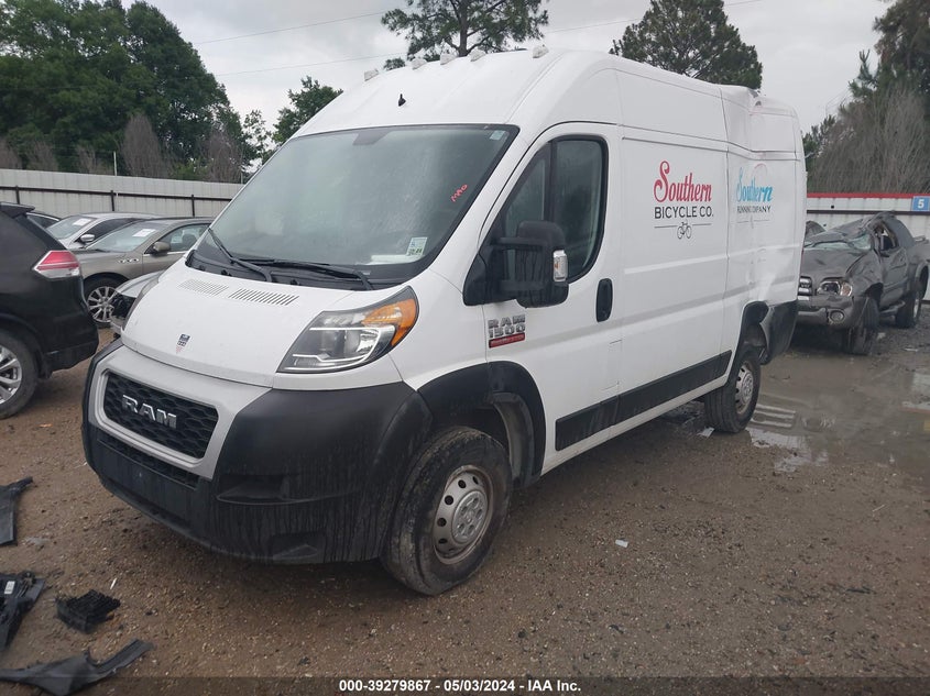 2019 RAM PROMASTER 1500 HIGH ROOF 136 WB - 3C6TRVBG5KE565386