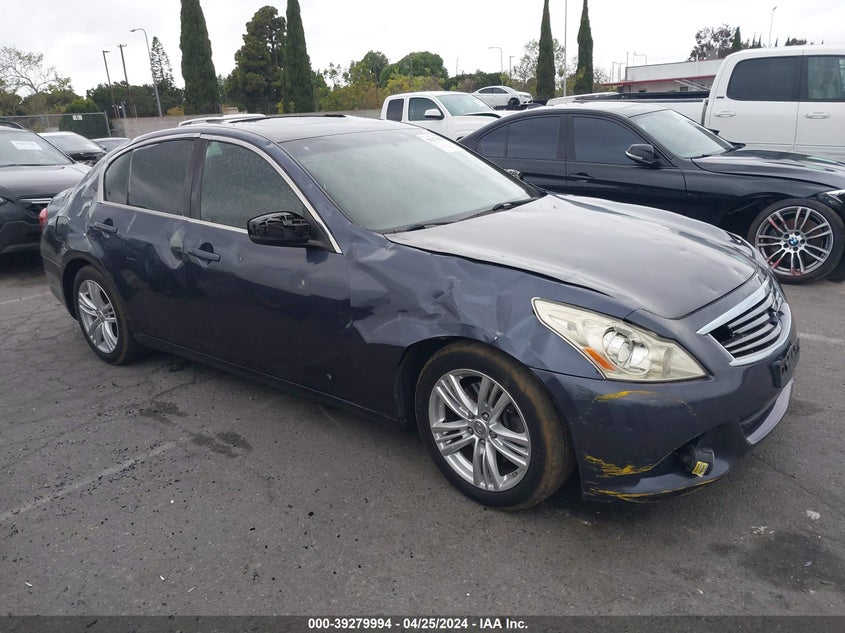 2011 Infiniti G25 Journey VIN: JN1DV6AP2BM831581 Lot: 39279994