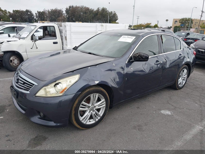 2011 Infiniti G25 Journey VIN: JN1DV6AP2BM831581 Lot: 39279994